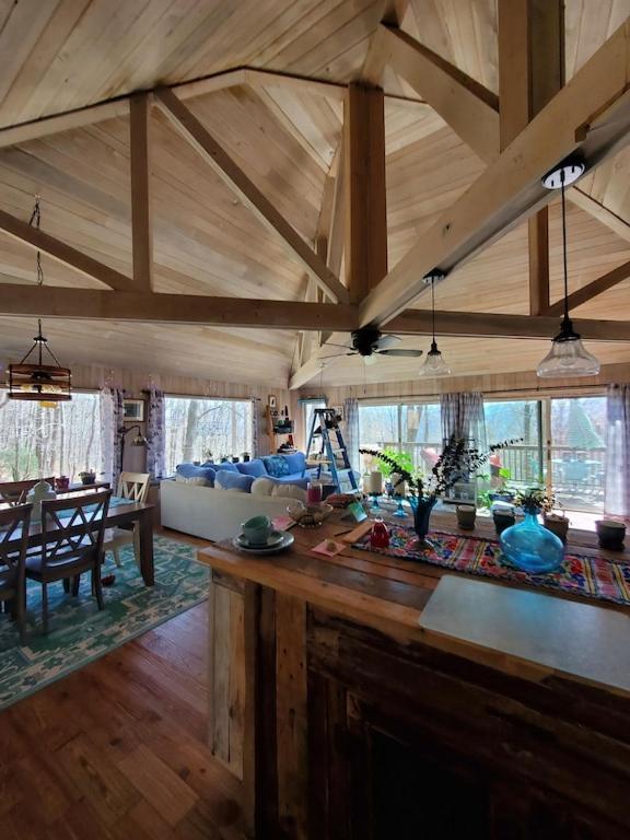 Treehouse Cathedral In Blue Ridge Mountains, Nc Villa Burnsville Exterior photo